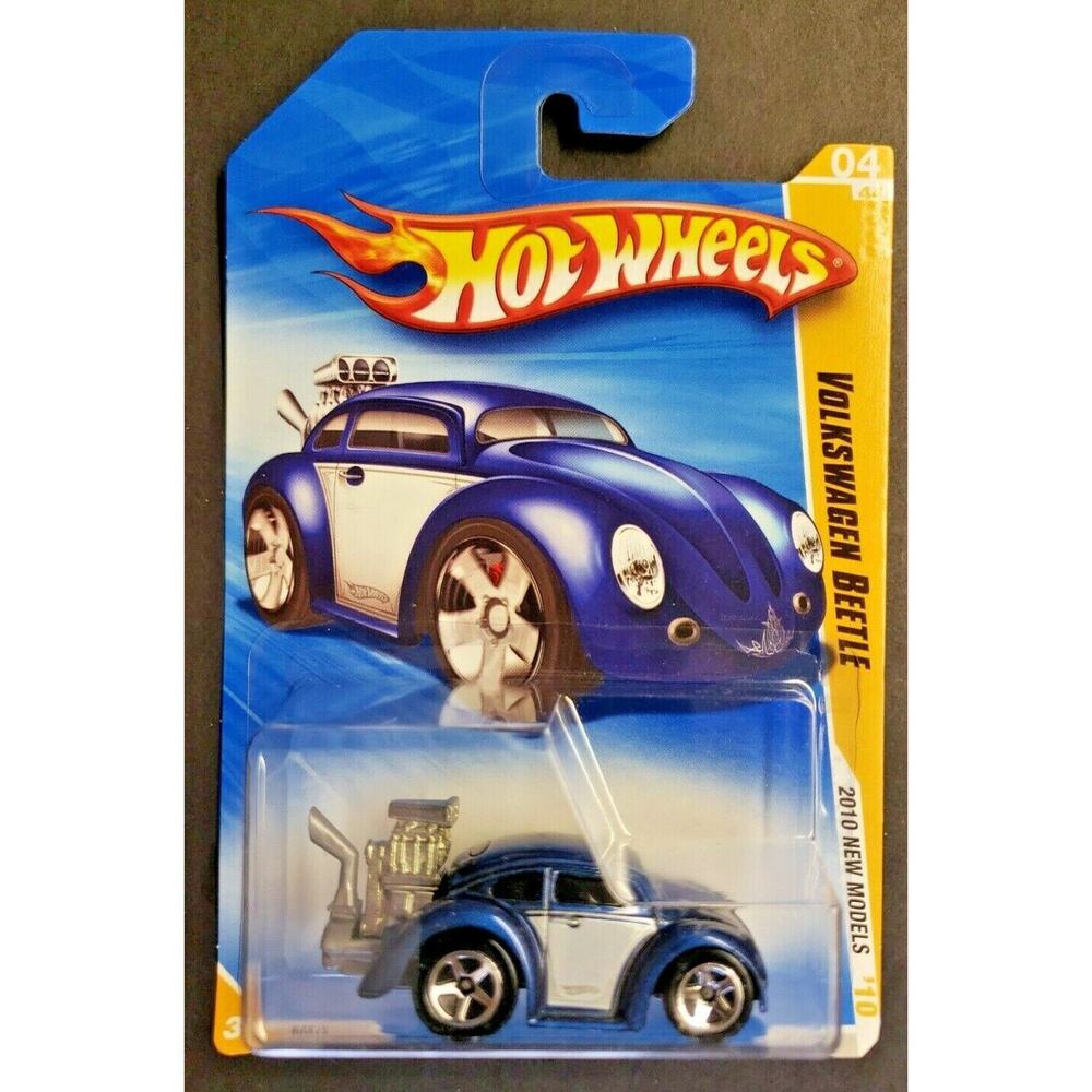2010 Hot Wheels Volkswagen Blue #4 HW14